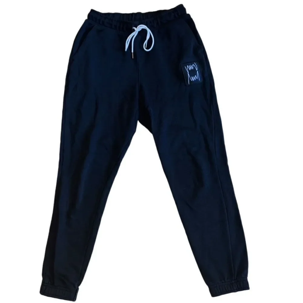 PUMA Pivot Terry Jogger Sweat Pants in Black Size Small